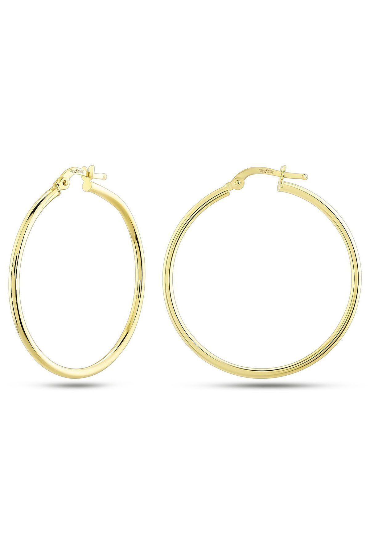 Moom Mücevherat Kadın 14 Ayar Altın Halka Küpe