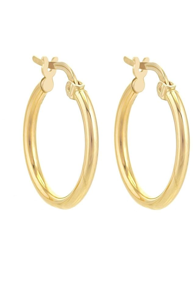 Moom Mücevherat Kadın 14 Ayar Altın Halka Küpe