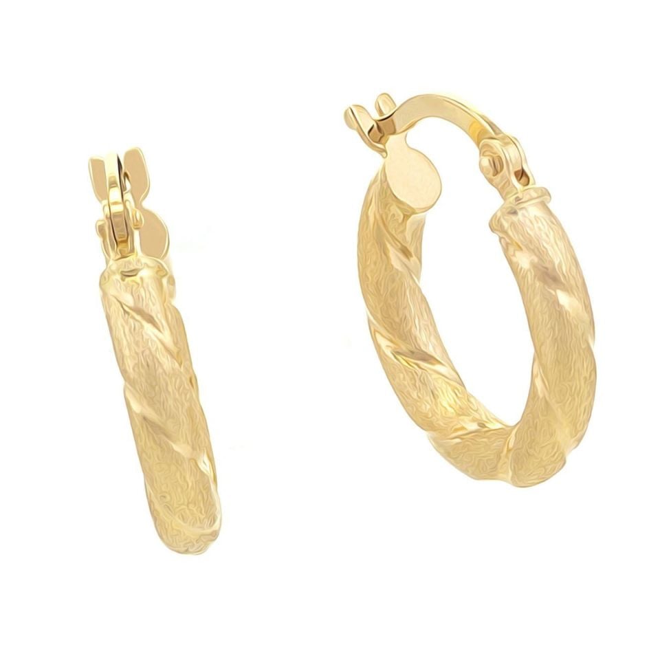 Moom Mücevherat Kadın 14 Ayar Altın Halka Küpe