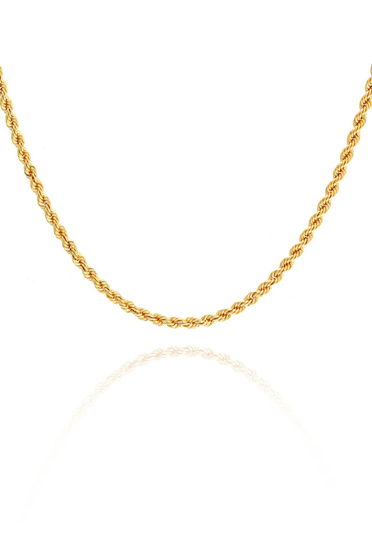 Moom Mücevherat Kadın 14 Ayar Altın Halat Zincir Kolye