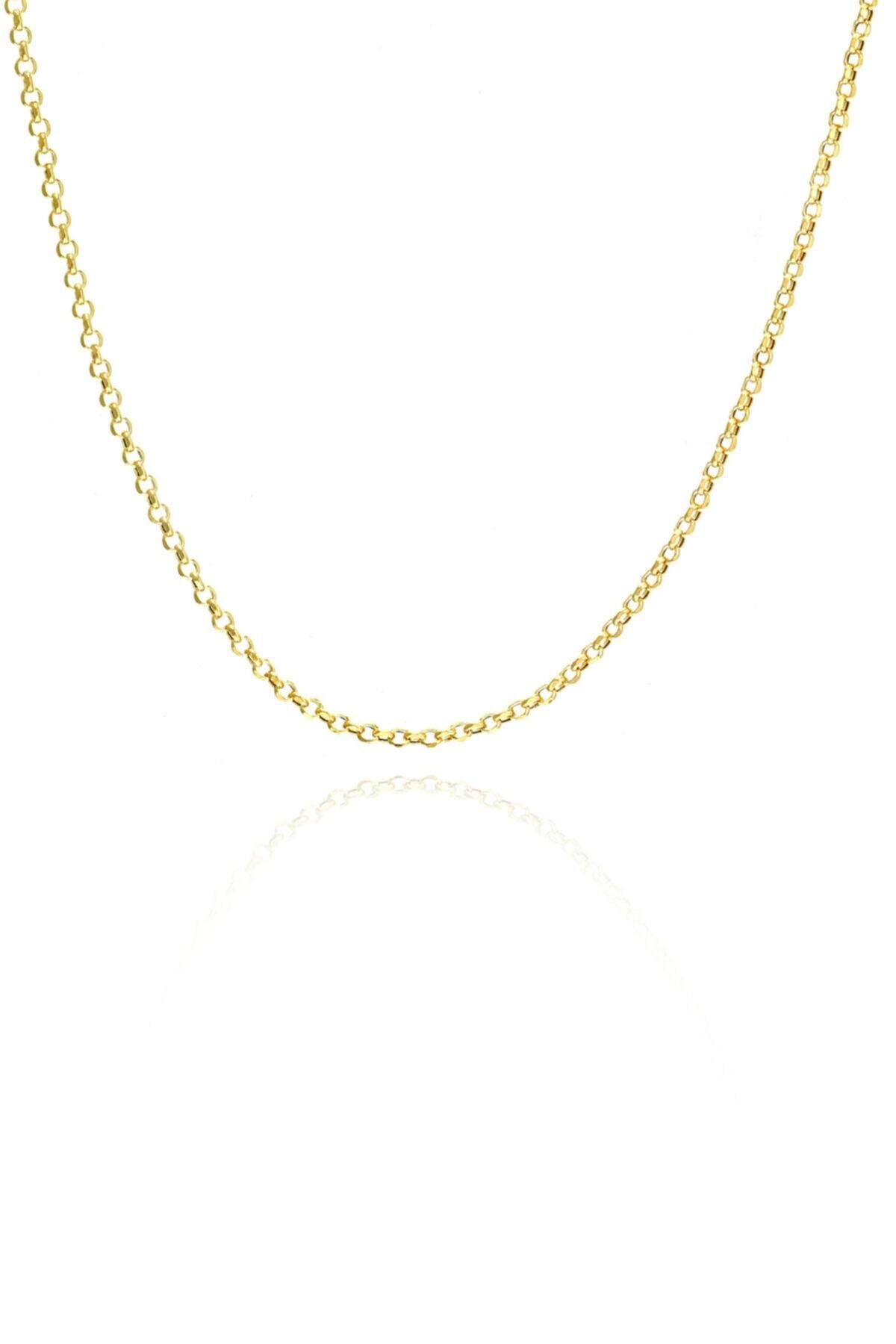 Kadın 14 Ayar Altın Forse Zincir