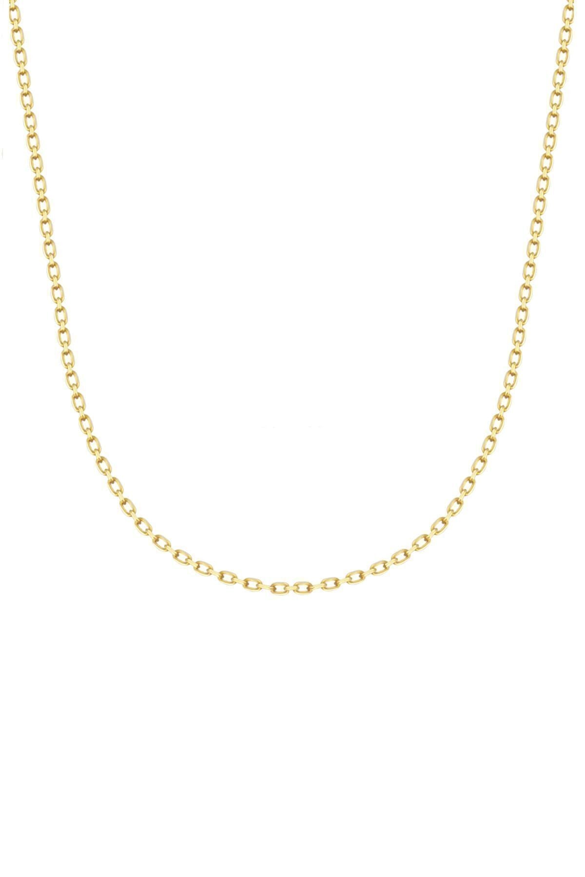 Kadın Minimalize 14 Ayar Altın Forse Zincir