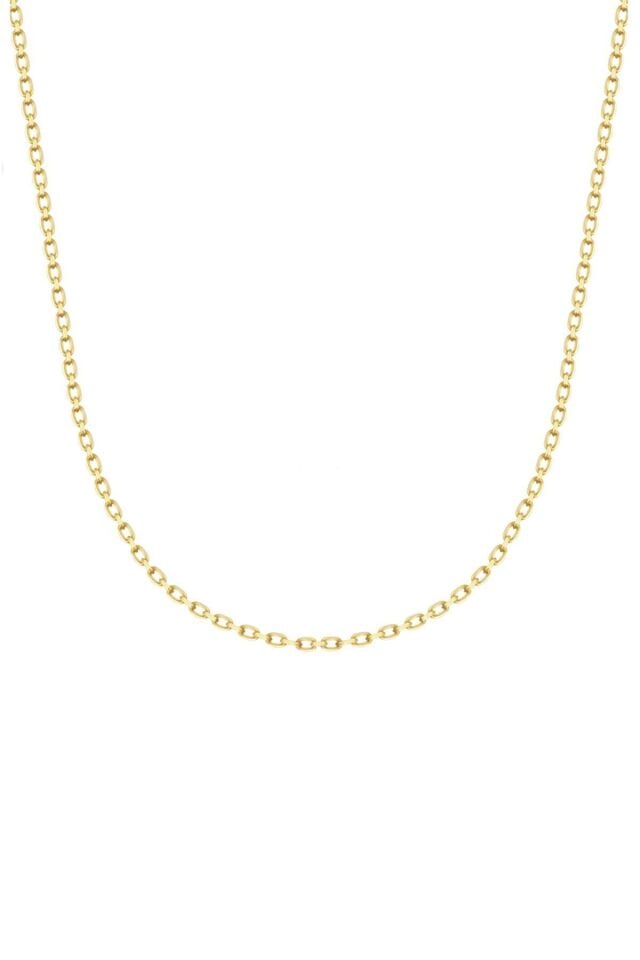 Kadın Minimalize 14 Ayar Altın Forse Zincir