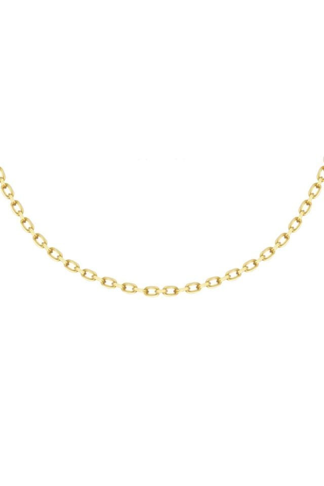 Kadın Minimalize 14 Ayar Altın Forse Zincir