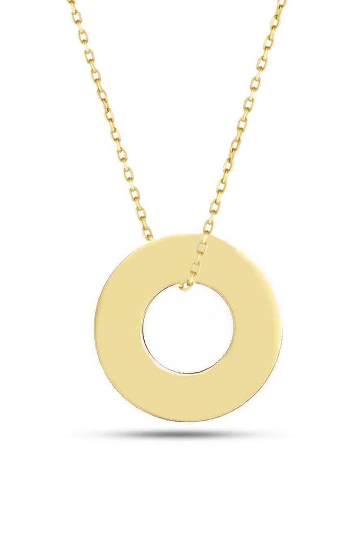 Moom Mücevherat Kadın 14 Ayar Altın Halka Kolye