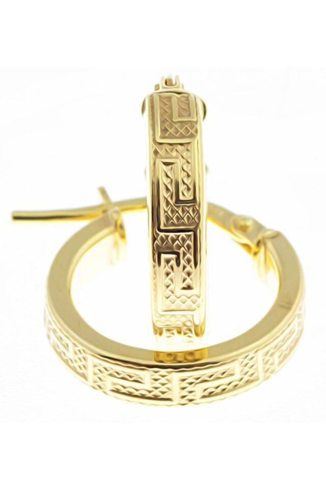 İtalyan Altın Halka Küpe