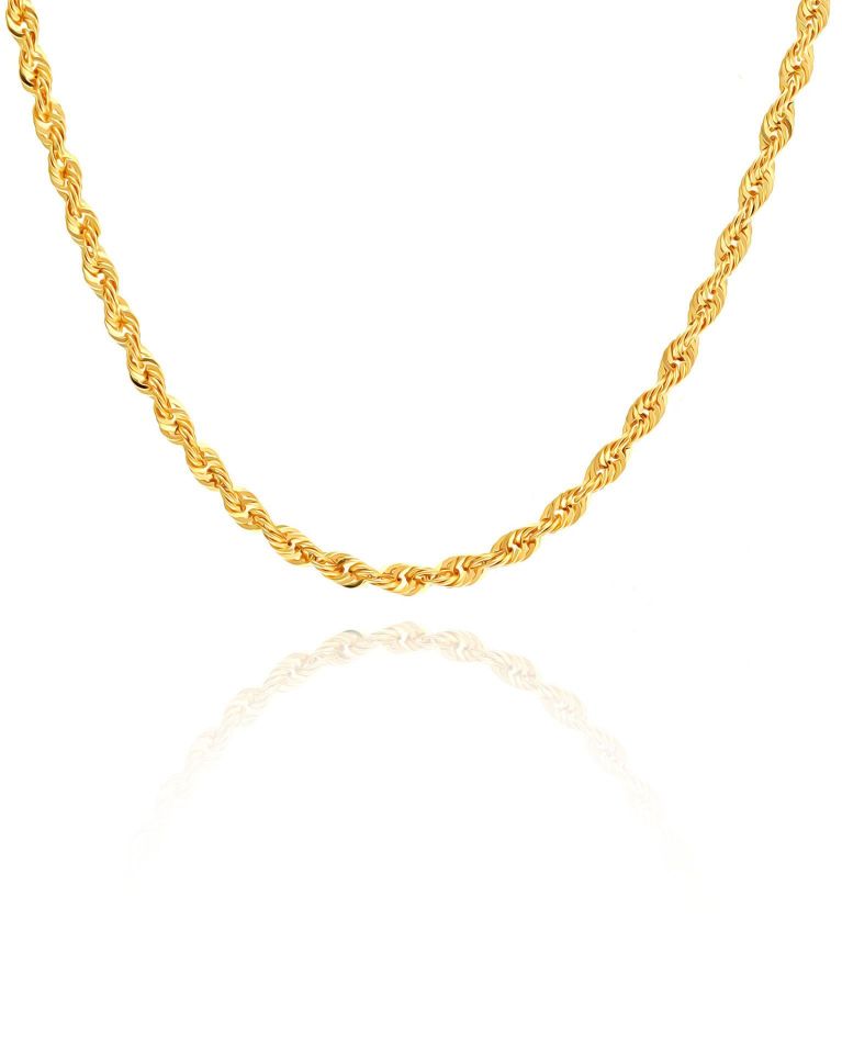 Moom Mücevherat Kadın 8 Ayar Altın Halat Zincir