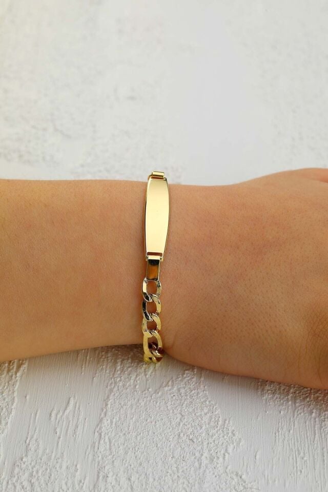 Çocuk 14 Ayar Altın Künye