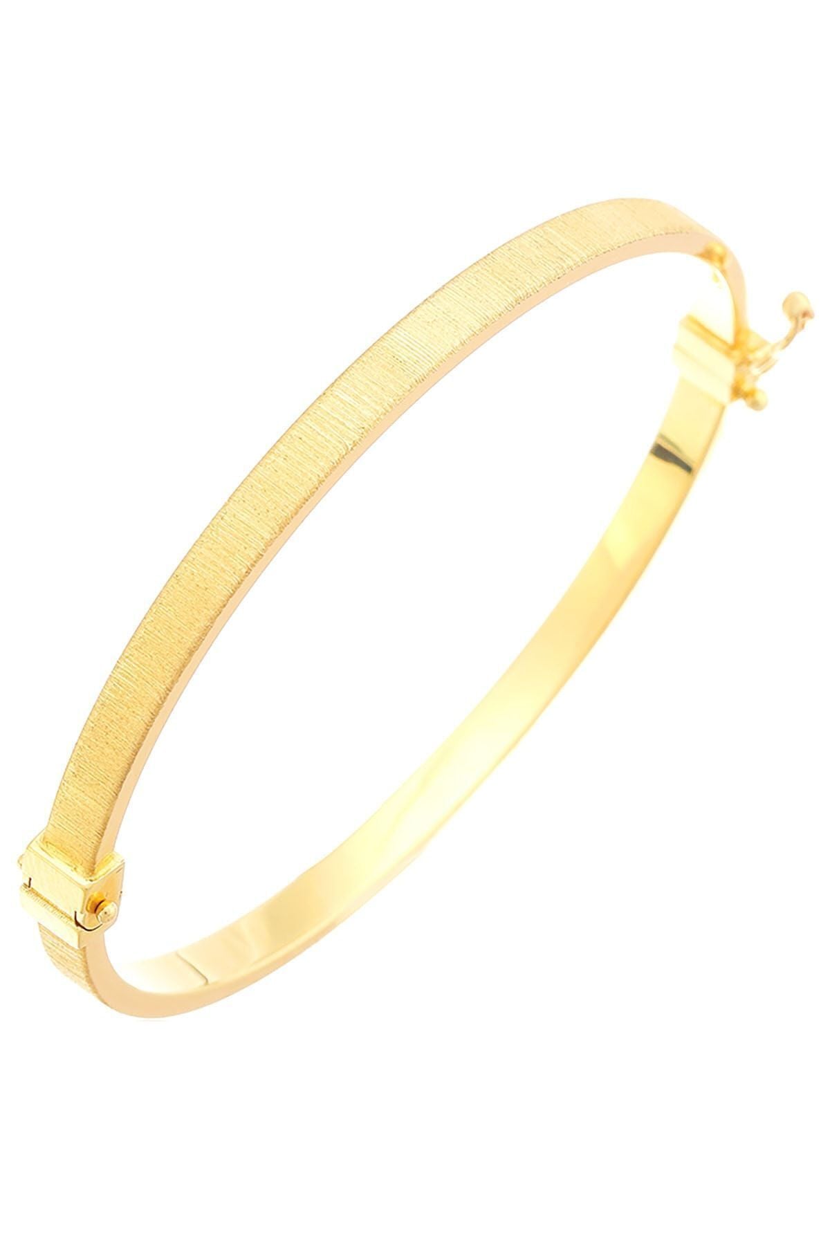 Kadın Altın Lazerli Kibrit Çöpü Kelepçe