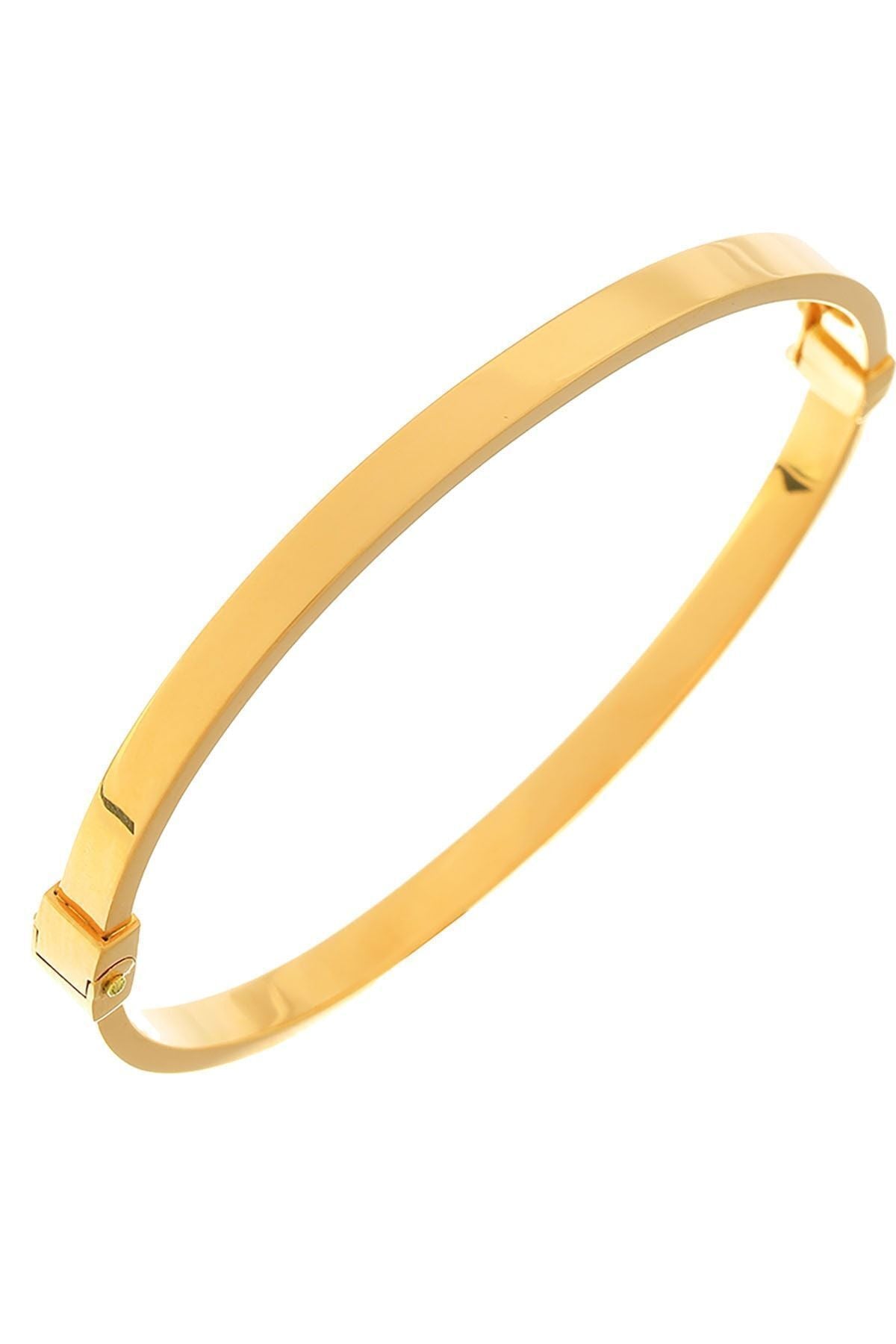 Kadın Altın Kibrit Çöpü Parlak Kelepçe