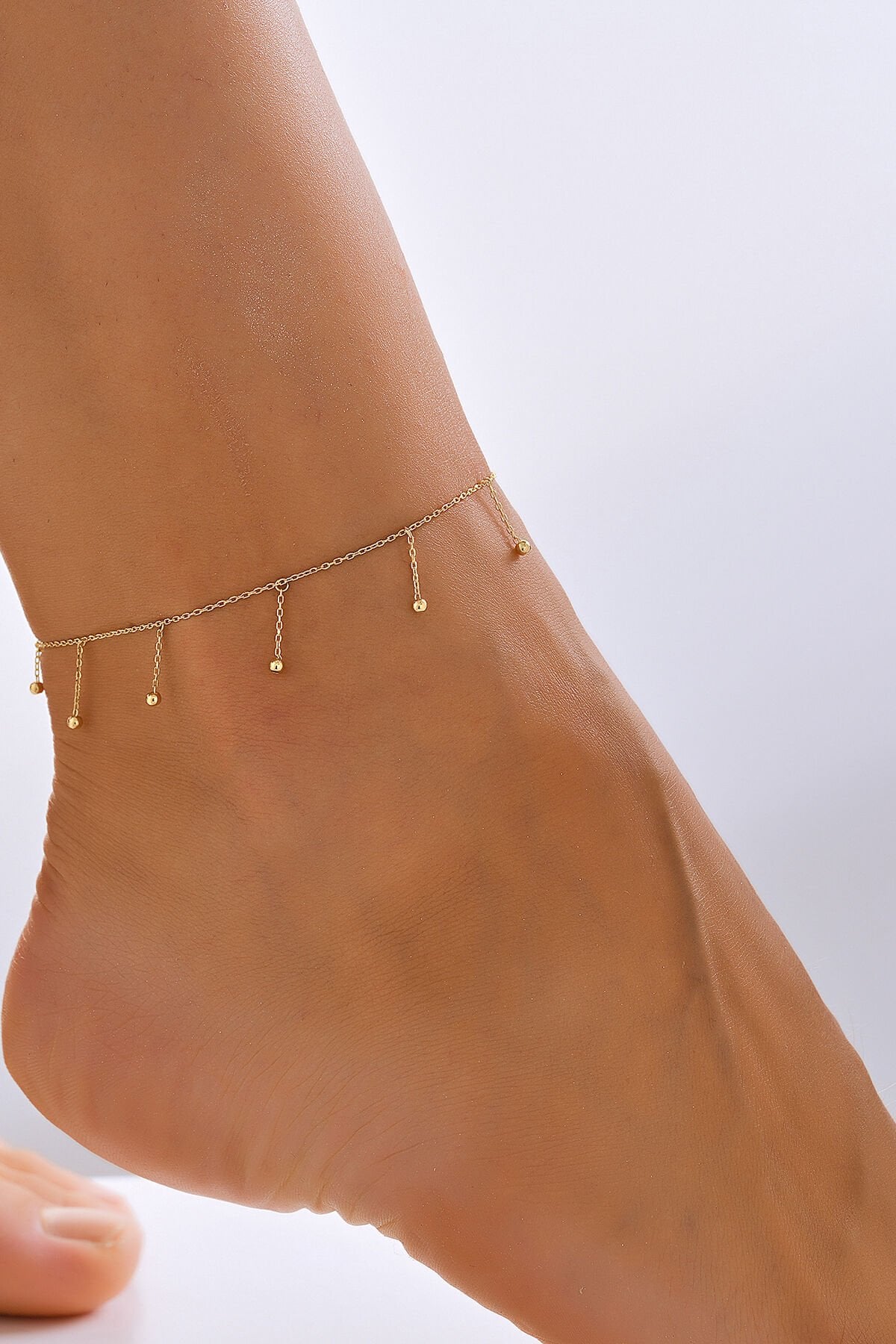 14 Ayar Altın Top Sallantılı Halhal