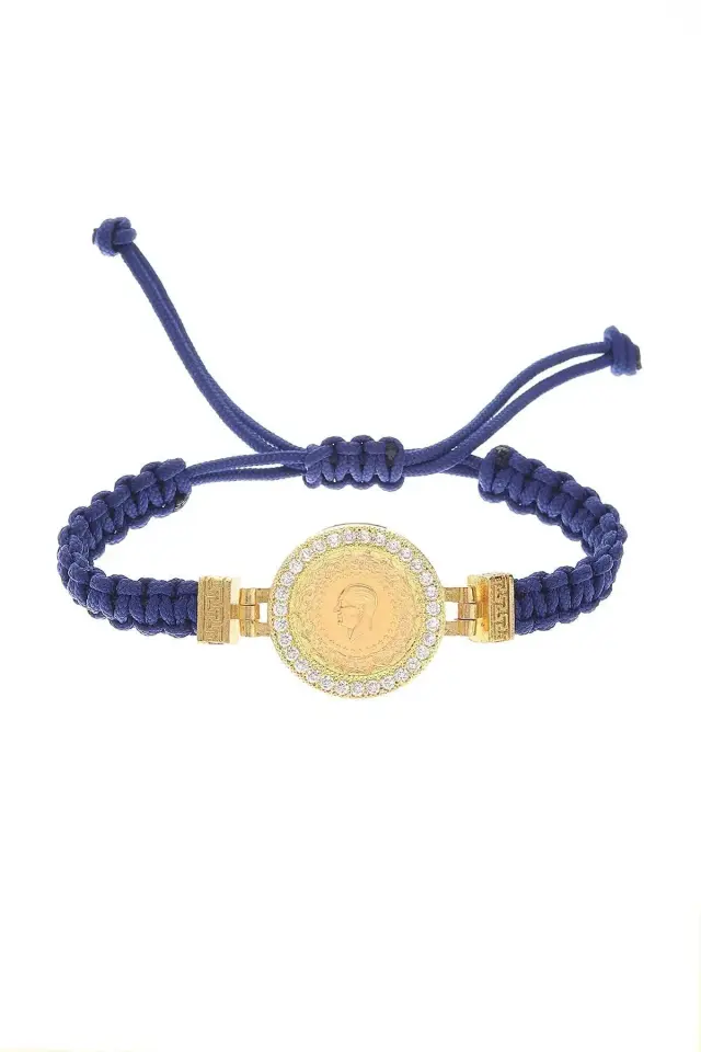 Moom Mücevherat Kadın Yeni Tarihli 22 Ayar Çeyrek Altın Bileklik