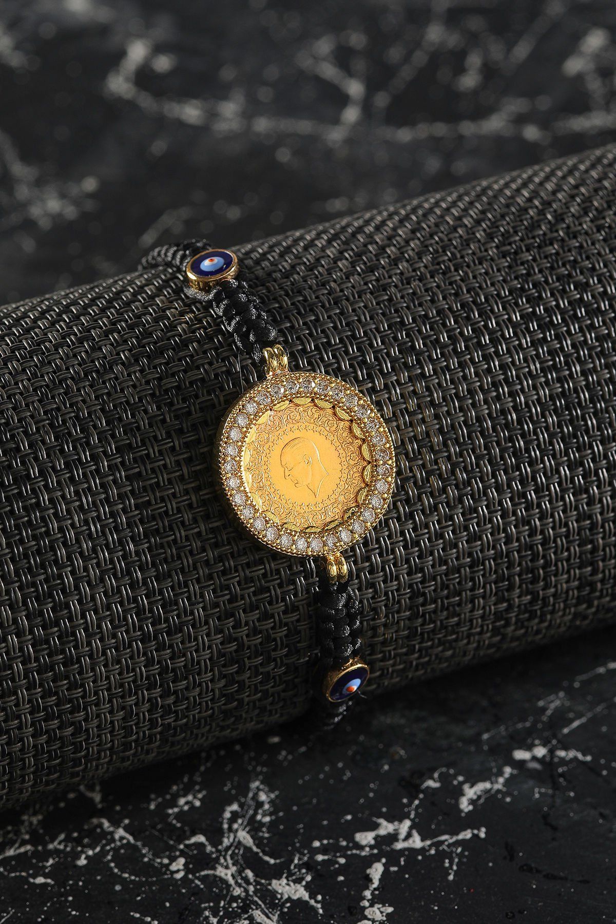 Moom Mücevherat Kadın Yeni Tarihli 22 Ayar Çeyrek Altın Bileklik