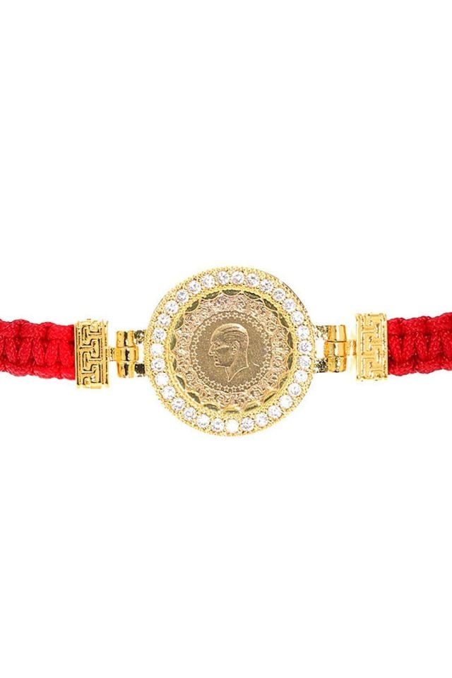 Moom Mücevherat Kadın Yeni Tarihli 22 Ayar Çeyrek Altın Bileklik