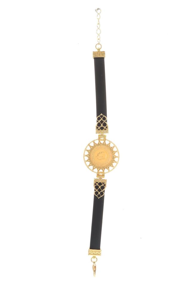 Moom Mücevherat Kadın Yeni Tarihli 22 Ayar Çeyrek Altın Bileklik