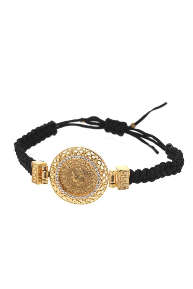 Moom Mücevherat Kadın Yeni Tarihli  22 Ayar Çeyrek Altın Bileklik