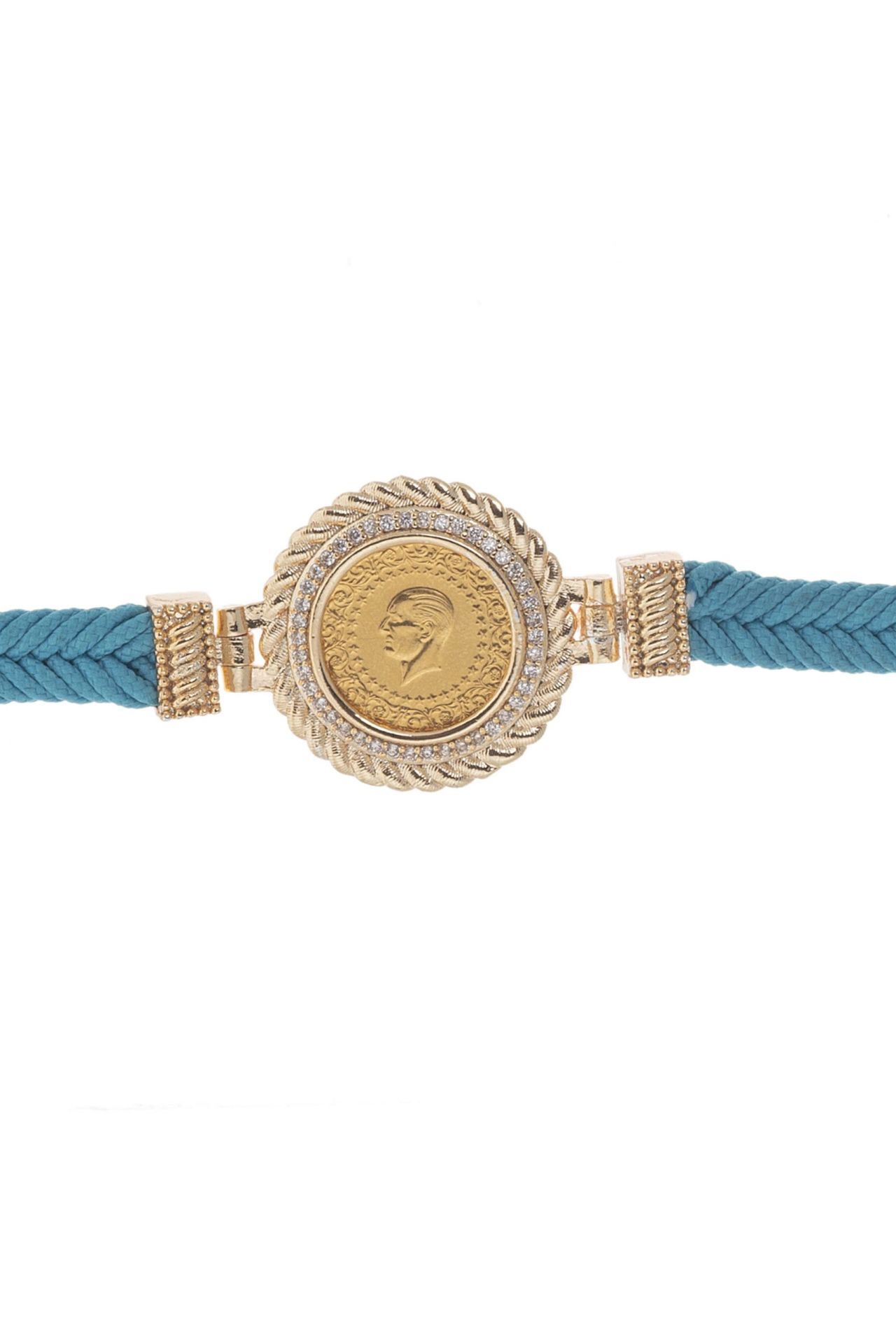 Moom Mücevherat Kadın Yeni Tarihli 22 Ayar Çeyrek Altın Bileklik