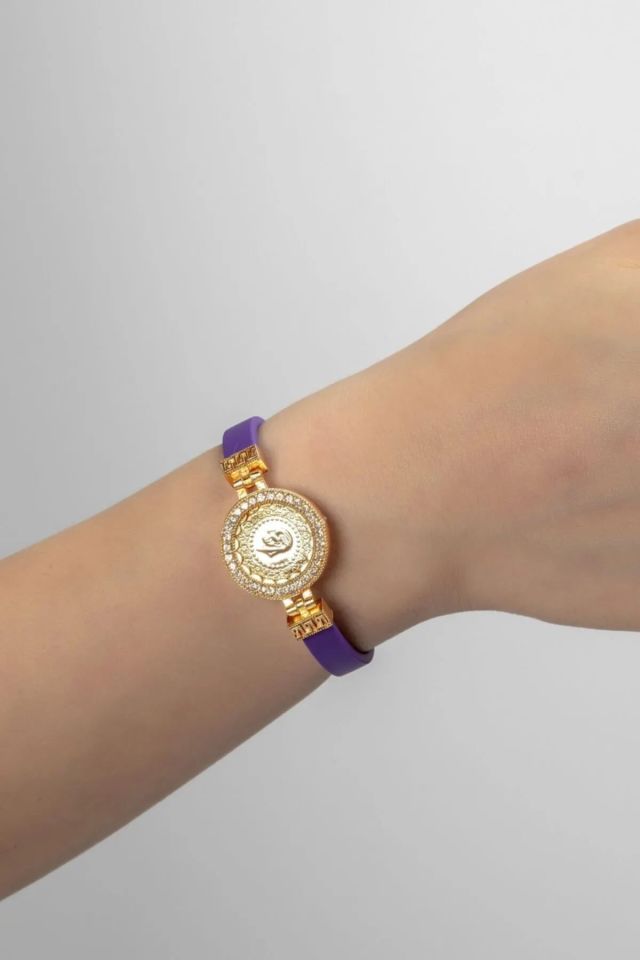 Moom Mücevherat Kadın Yeni Tarihli 22 Ayar Çeyrek Altın Bileklik