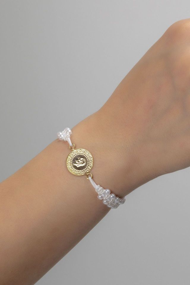 Moom Mücevherat Kadın Yeni Tarihli 22 Ayar Çeyrek Altın Bileklik