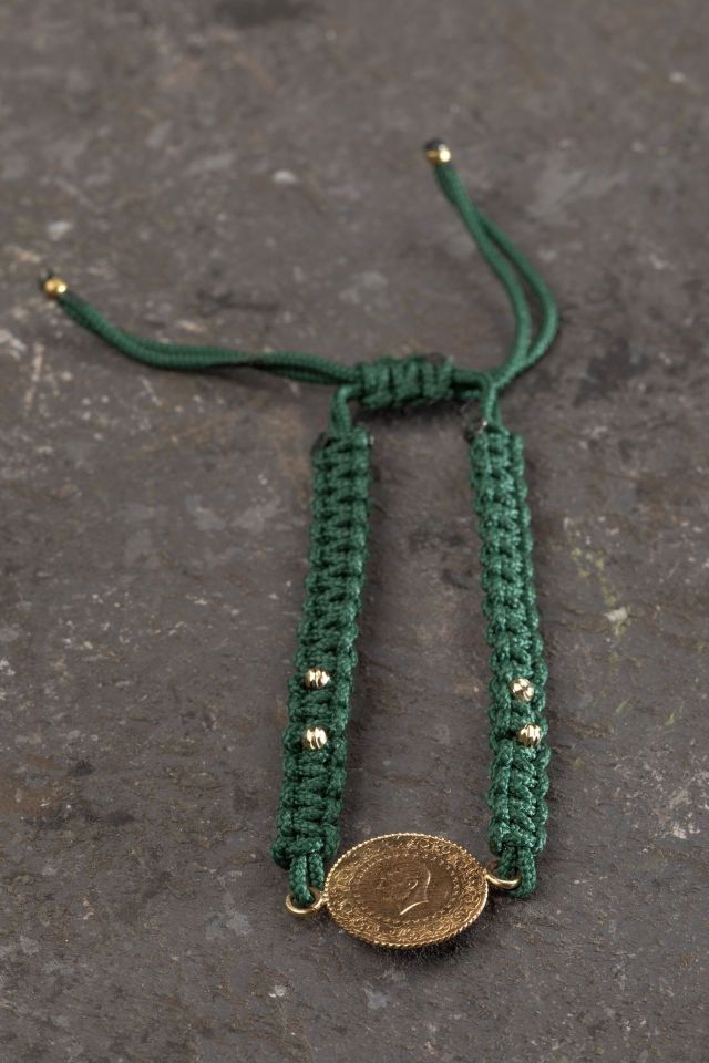 Moom Mücevherat Kadın Yeni Tarihli 22 Ayar Çeyrek Altın Bileklik