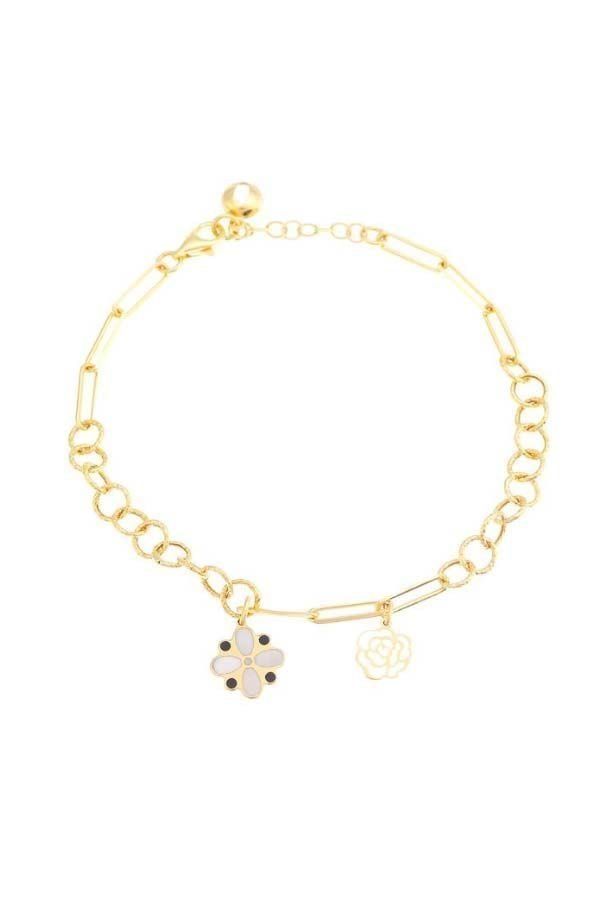 Moom Mücevherat Kadın 14 Ayar Altın İtalyan Şans Bilekliği