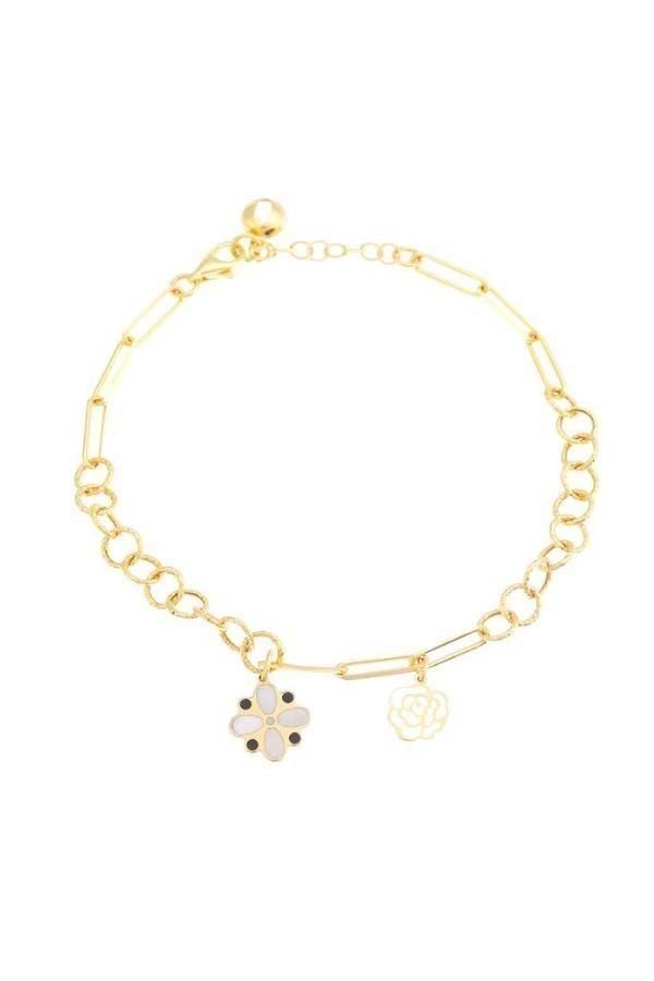 Moom Mücevherat Kadın 14 Ayar Altın İtalyan Şans Bilekliği