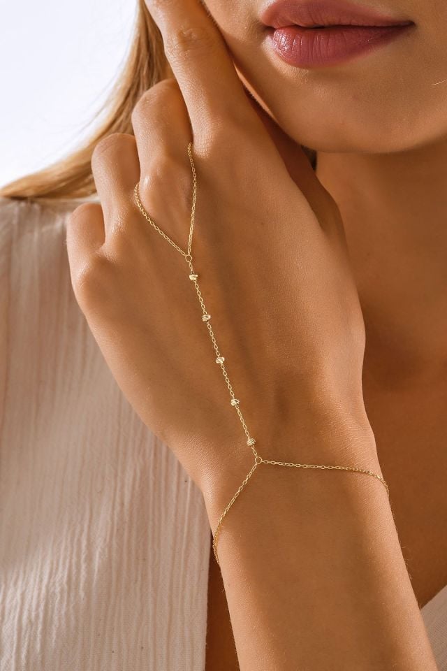 MOOM MÜCEVHERAT 14 Ayar Altın Şahmeran Dorika Toplu Şahmeran