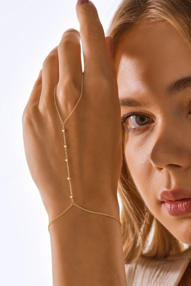 MOOM MÜCEVHERAT 14 Ayar Altın Şahmeran Parlak Sıralı Toplu Şahmeran