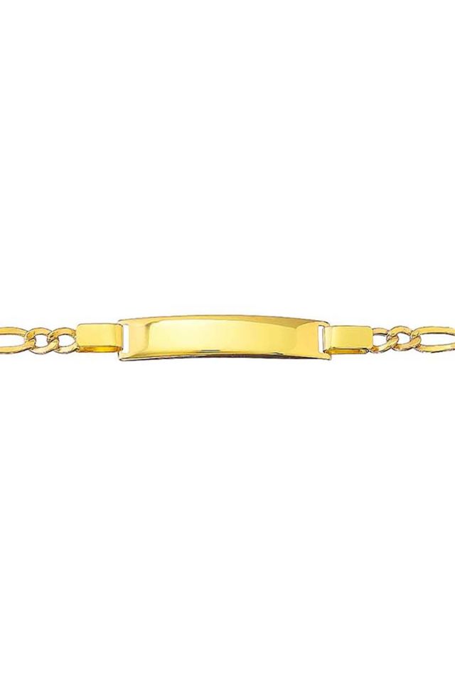 Moom Mücevherat Çocuk 14 Ayar Altın Künye Bileklik