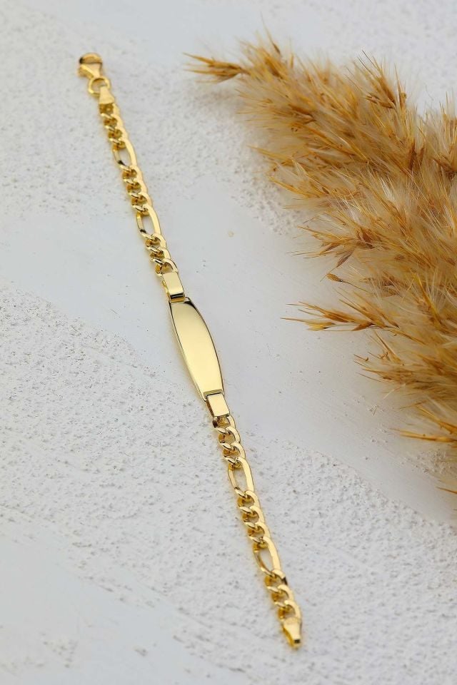 Moom Mücevherat Çocuk 14 Ayar Altın Künye