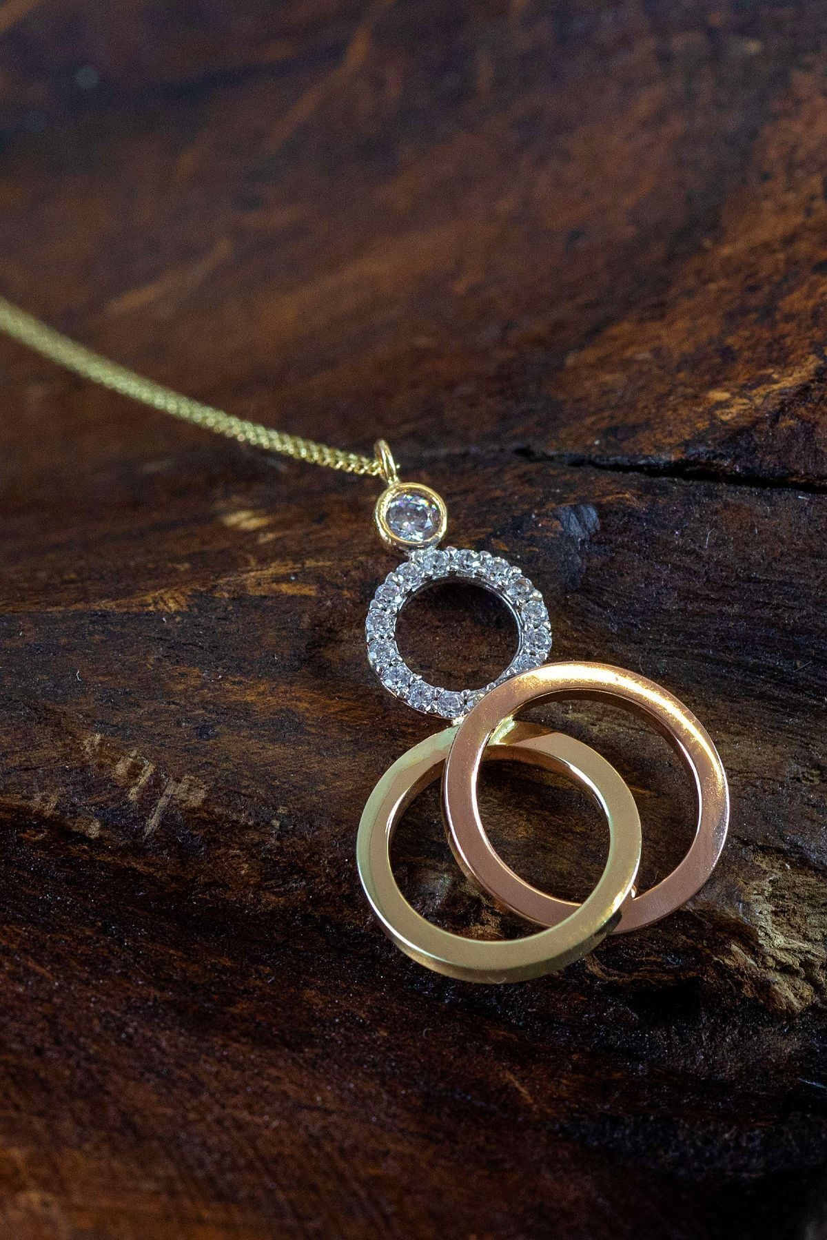 14 Ayar Altın Kolye Tasarım Altın Kolye