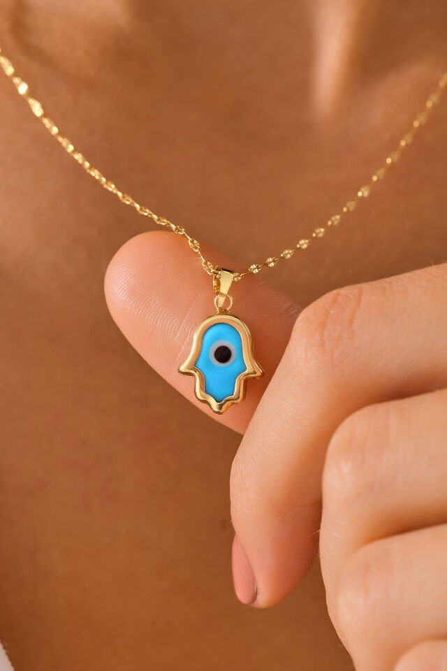 14 Ayar Altın Fatma Ana Kolye