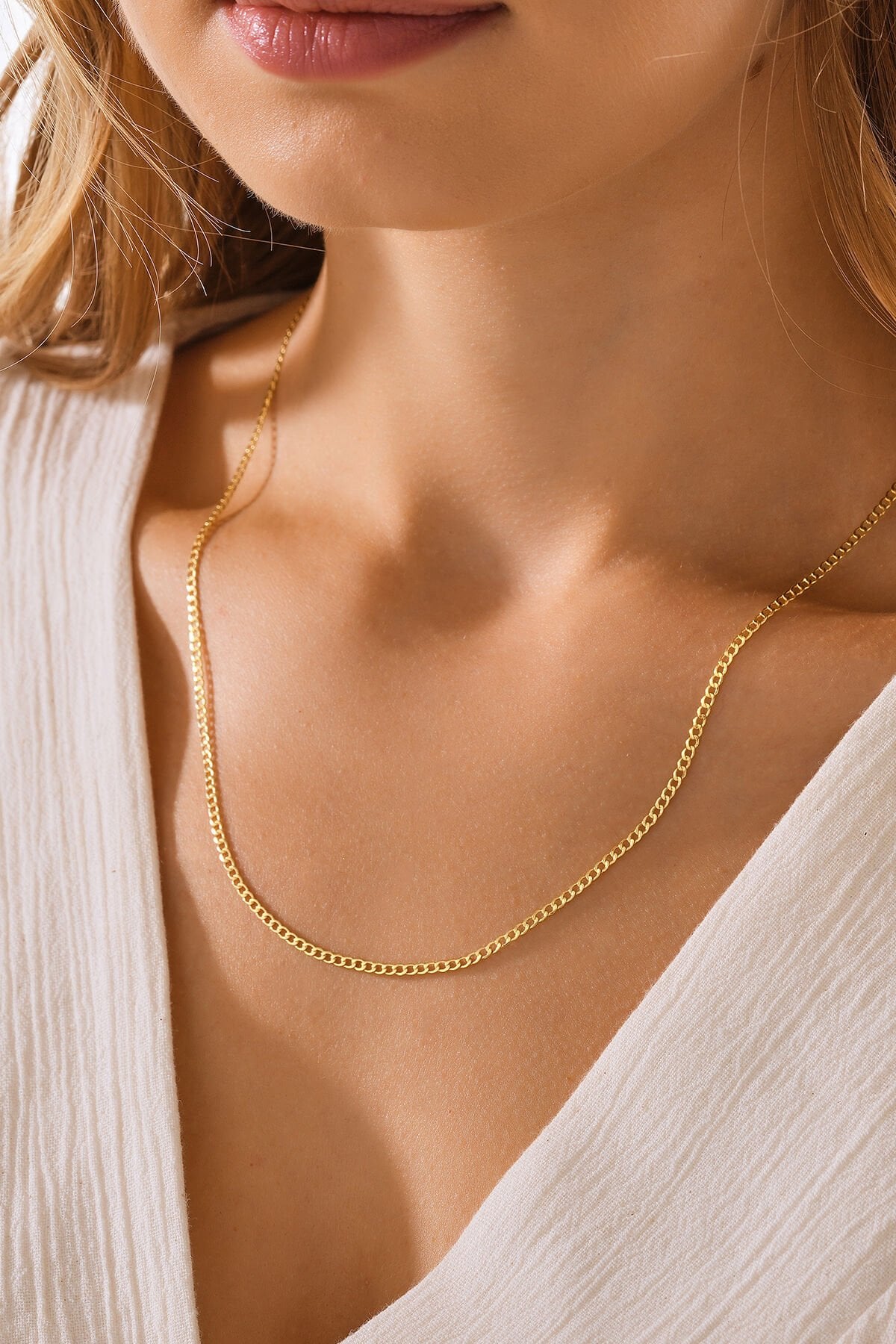 14 Ayar Altın Gurmet Zincir Kolye