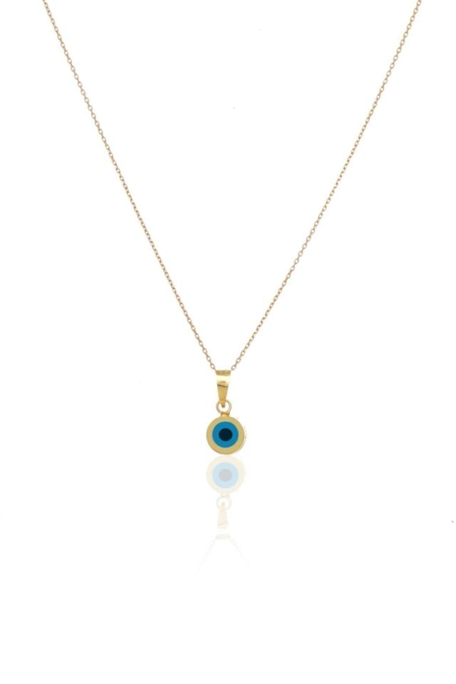 Kadın 14 Ayar Nazar Kolye