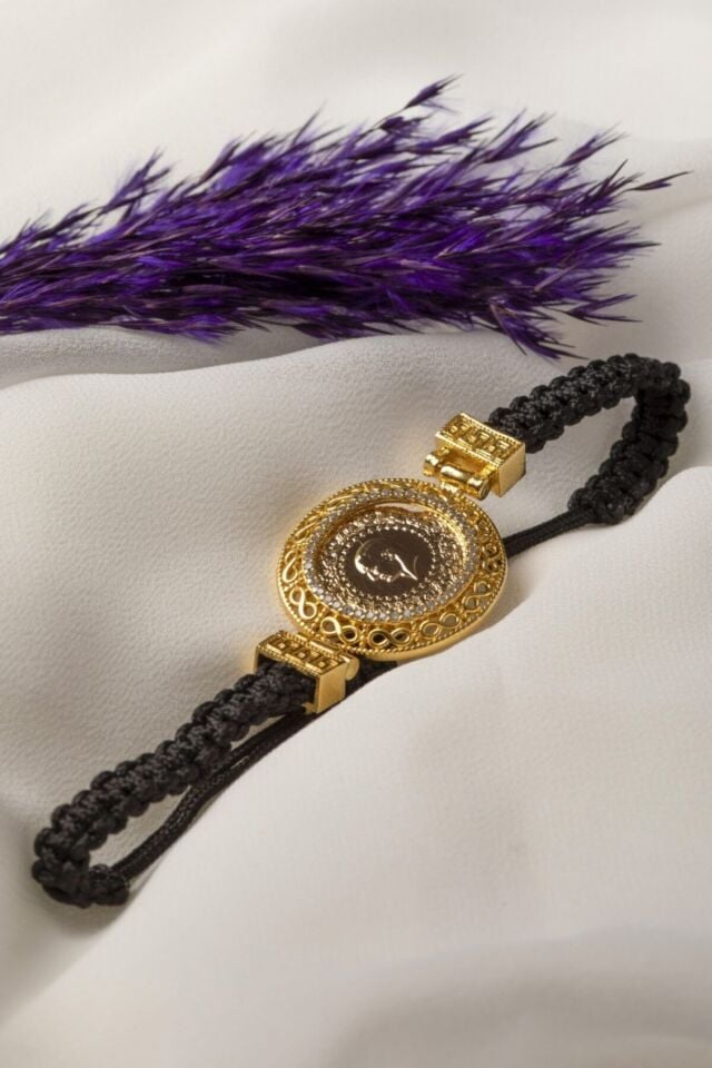 Kadın Yeni Tarihli 22 Ayar Çeyrek Altın Bileklik